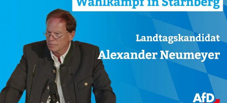 Wahlkampf in Starnberg: Alexander Neumeyer